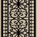 Decorative Slotted Panel 374 Pattern PDF File