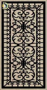 Decorative Slotted Panel 374 Pattern PDF File