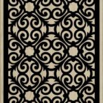 Decorative Slotted Panel 378 Pattern PDF File