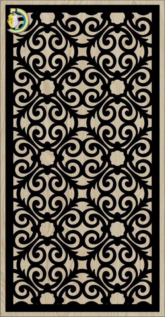 Decorative Slotted Panel 378 Pattern PDF File