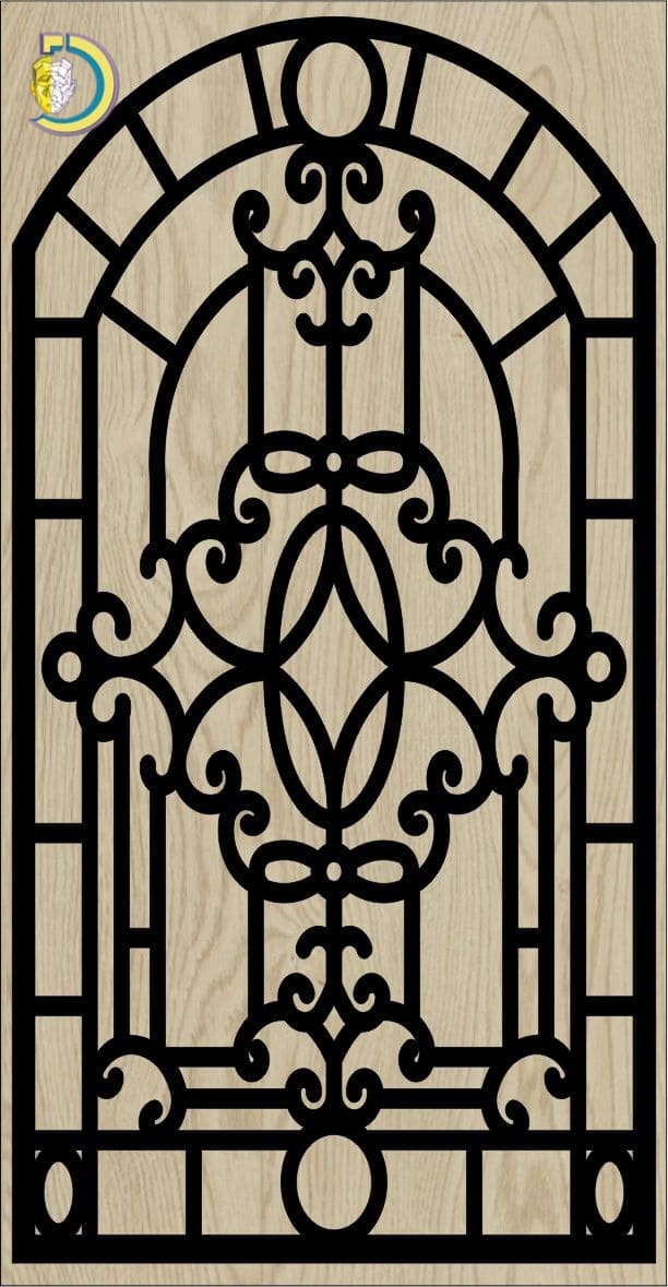 Decorative Slotted Panel 388 Pattern PDF File