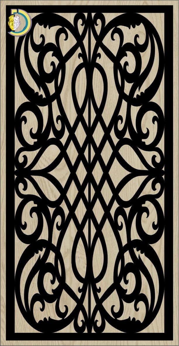 Decorative Slotted Panel 392 Pattern PDF File