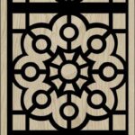 Decorative Slotted Panel 393 Pattern PDF File