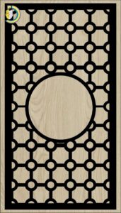 Decorative Slotted Panel 394 Pattern PDF File