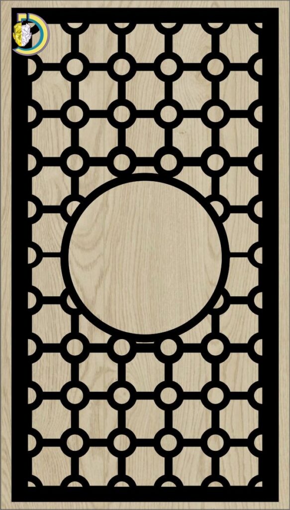 Decorative Slotted Panel 394 Pattern PDF File