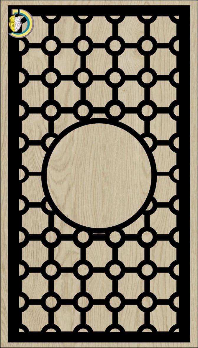 Decorative Slotted Panel 394 Pattern PDF File