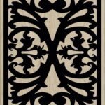 Decorative Slotted Panel 395 Pattern PDF File