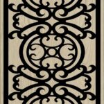 Decorative Slotted Panel 397 Pattern PDF File