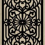 Decorative Slotted Panel 407 Pattern PDF File