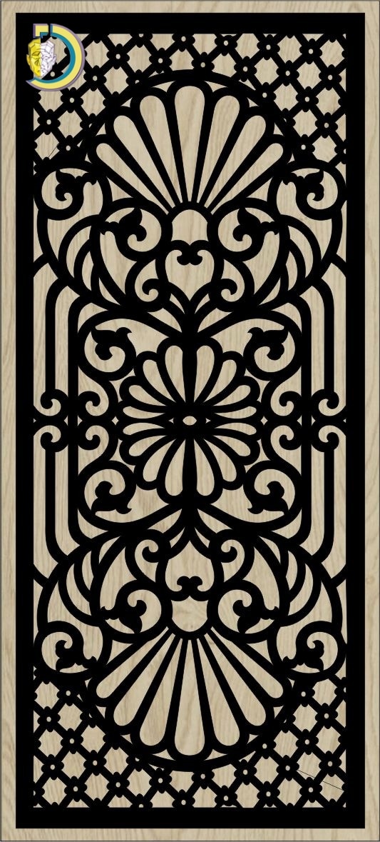 Decorative Slotted Panel 407 Pattern PDF File