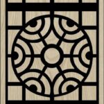 Decorative Slotted Panel 412 Pattern PDF File