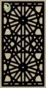 Decorative Slotted Panel 419 Pattern PDF File