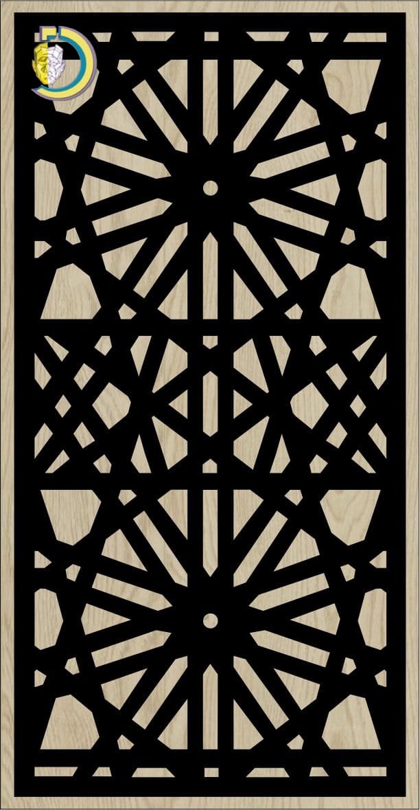 Decorative Slotted Panel 419 Pattern PDF File