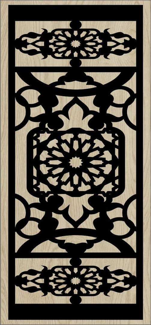 Decorative Slotted Panel 42 Pattern PDF File