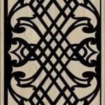 Decorative Slotted Panel 422 Pattern PDF File