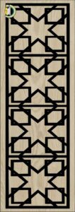 Decorative Slotted Panel 428 Pattern PDF File