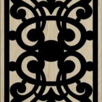 Decorative Slotted Panel 429 Pattern PDF File