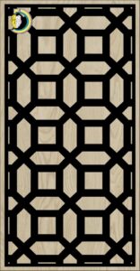 Decorative Slotted Panel 434 Pattern PDF File