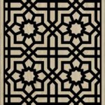 Decorative Slotted Panel 436 Pattern PDF File