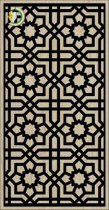 Decorative Slotted Panel 436 Pattern PDF File