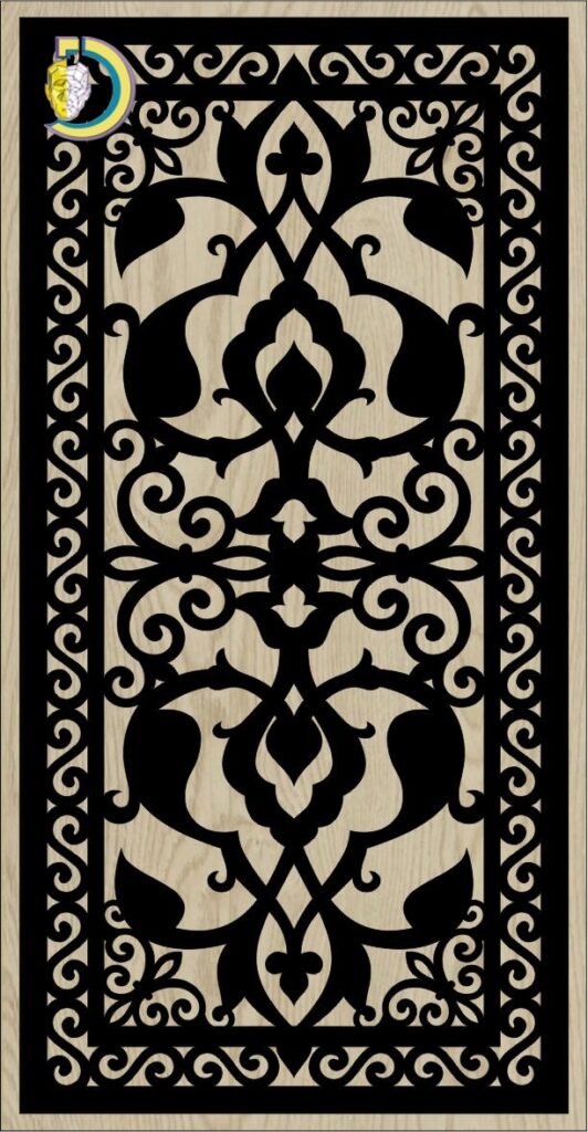 Decorative Slotted Panel 440 Pattern PDF File