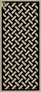 Decorative Slotted Panel 442 Pattern PDF File