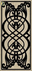 Decorative Slotted Panel 445 Pattern PDF File