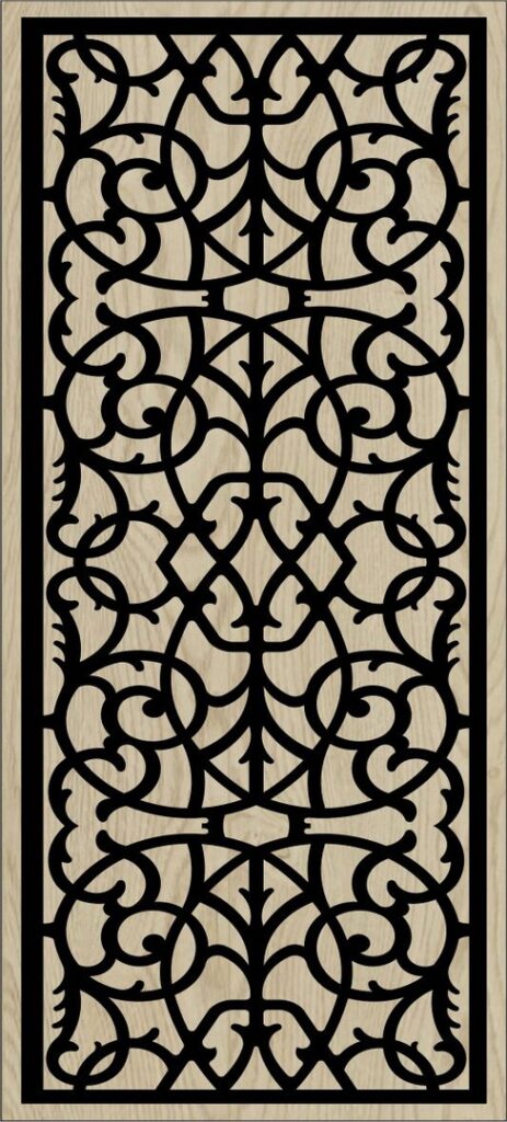 Decorative Slotted Panel 45 Pattern PDF File
