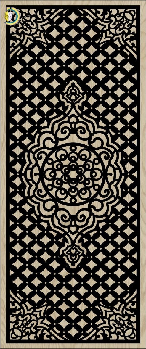 Decorative Slotted Panel 455 Pattern PDF File