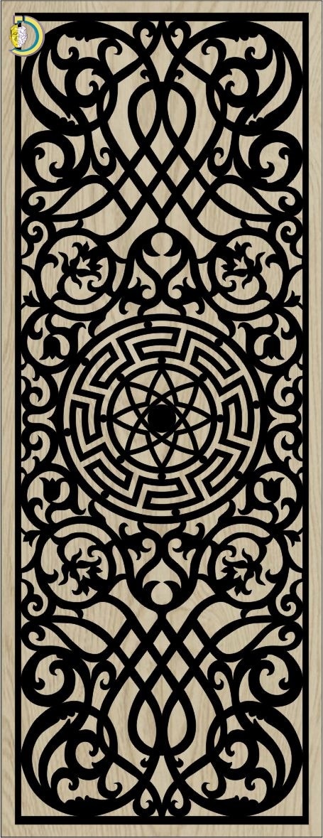 Decorative Slotted Panel 456 Pattern PDF File