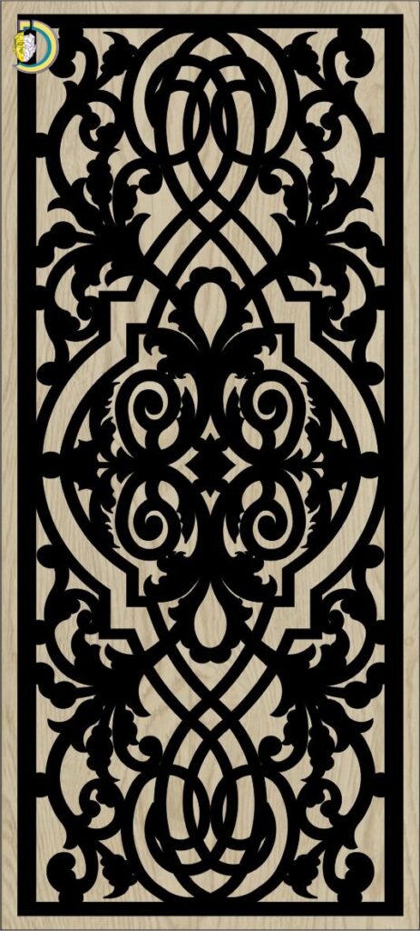 Decorative Slotted Panel 458 Pattern PDF File