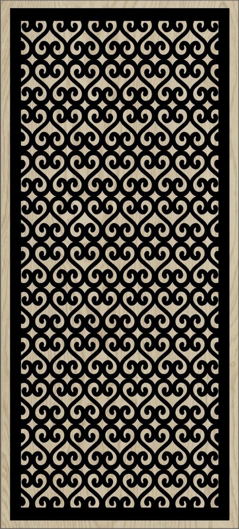 Decorative Slotted Panel 46 Pattern PDF File