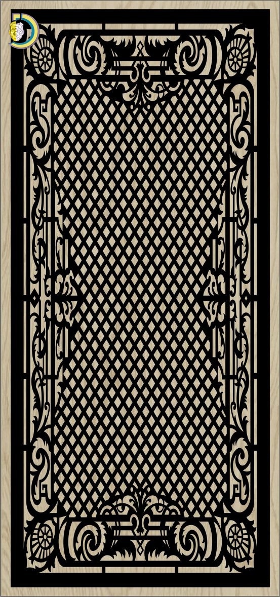 Decorative Slotted Panel 468 Pattern PDF File