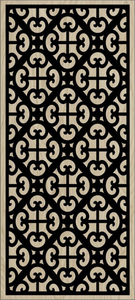 Decorative Slotted Panel 47 Pattern PDF File