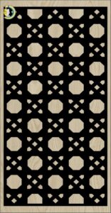 Decorative Slotted Panel 474 Pattern PDF File