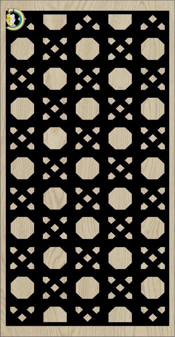 Decorative Slotted Panel 474 Pattern PDF File