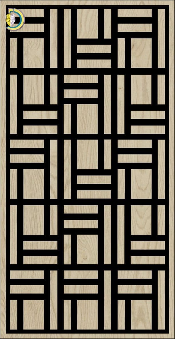 Decorative Slotted Panel 476 Pattern PDF File