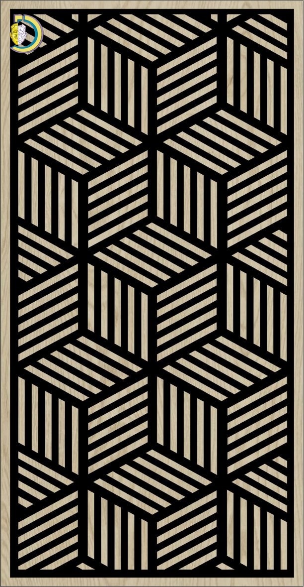 Decorative Slotted Panel 477 Pattern PDF File