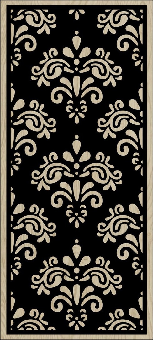 Decorative Slotted Panel 48 Pattern PDF File