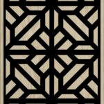 Decorative Slotted Panel 483 Pattern PDF File