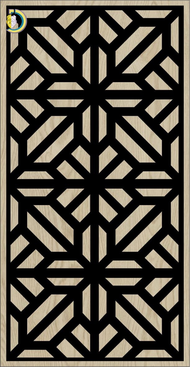 Decorative Slotted Panel 483 Pattern PDF File