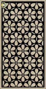 Decorative Slotted Panel 487 Pattern PDF File