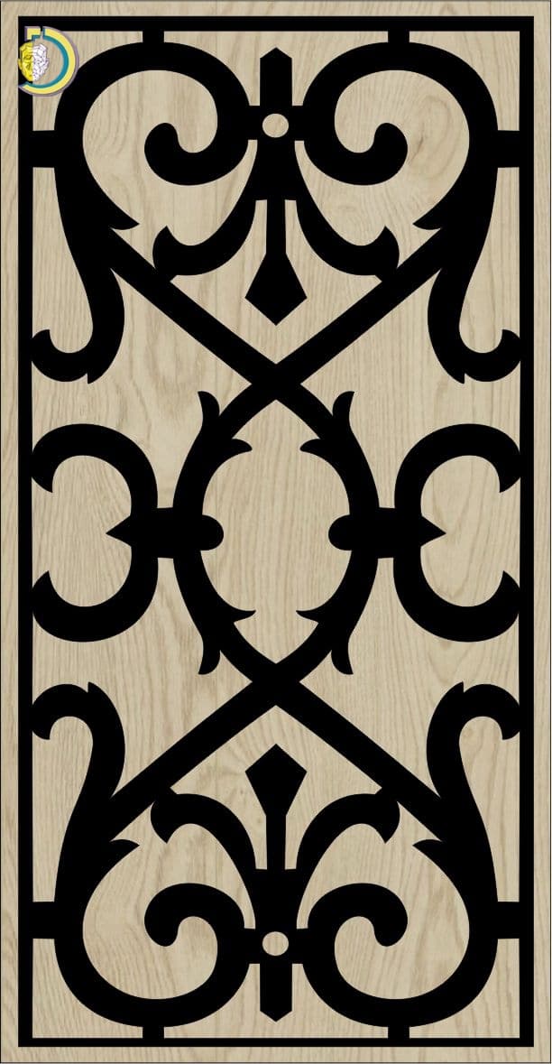 Decorative Slotted Panel 489 Pattern PDF File