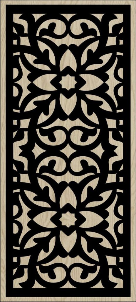 Decorative Slotted Panel 49 Pattern PDF File