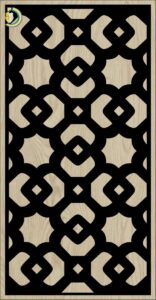 Decorative Slotted Panel 495 Pattern PDF File