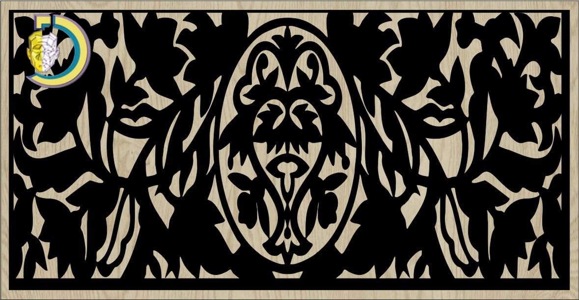 Decorative Slotted Panel 499 Pattern PDF File