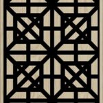 Decorative Slotted Panel 502 Pattern PDF File