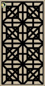 Decorative Slotted Panel 502 Pattern PDF File