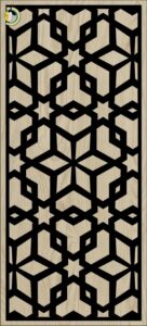 Decorative Slotted Panel 503 Pattern PDF File