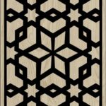 Decorative Slotted Panel 503 Pattern PDF File